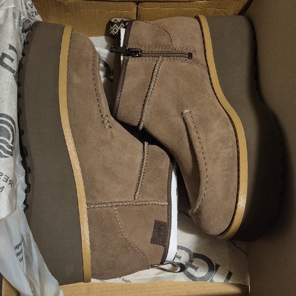 UGG Tan Chukka Boots with Suede Finish